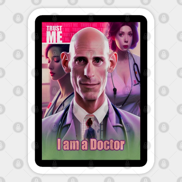 Trust me I am a doctor Sticker by BAJAJU